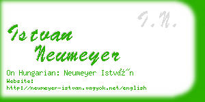 istvan neumeyer business card